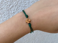 St Michael / Schutzengel Armband - verstellbare Schnur
