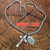 Saint Michael The Archangel Chain Necklace