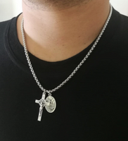 Saint Michael The Archangel Chain Necklace