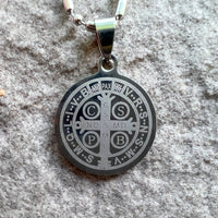 
              St Benedict Stainless Steel Medal Necklace
            