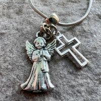 Guardian Angel Confirmation Communion Necklace For Girls Women