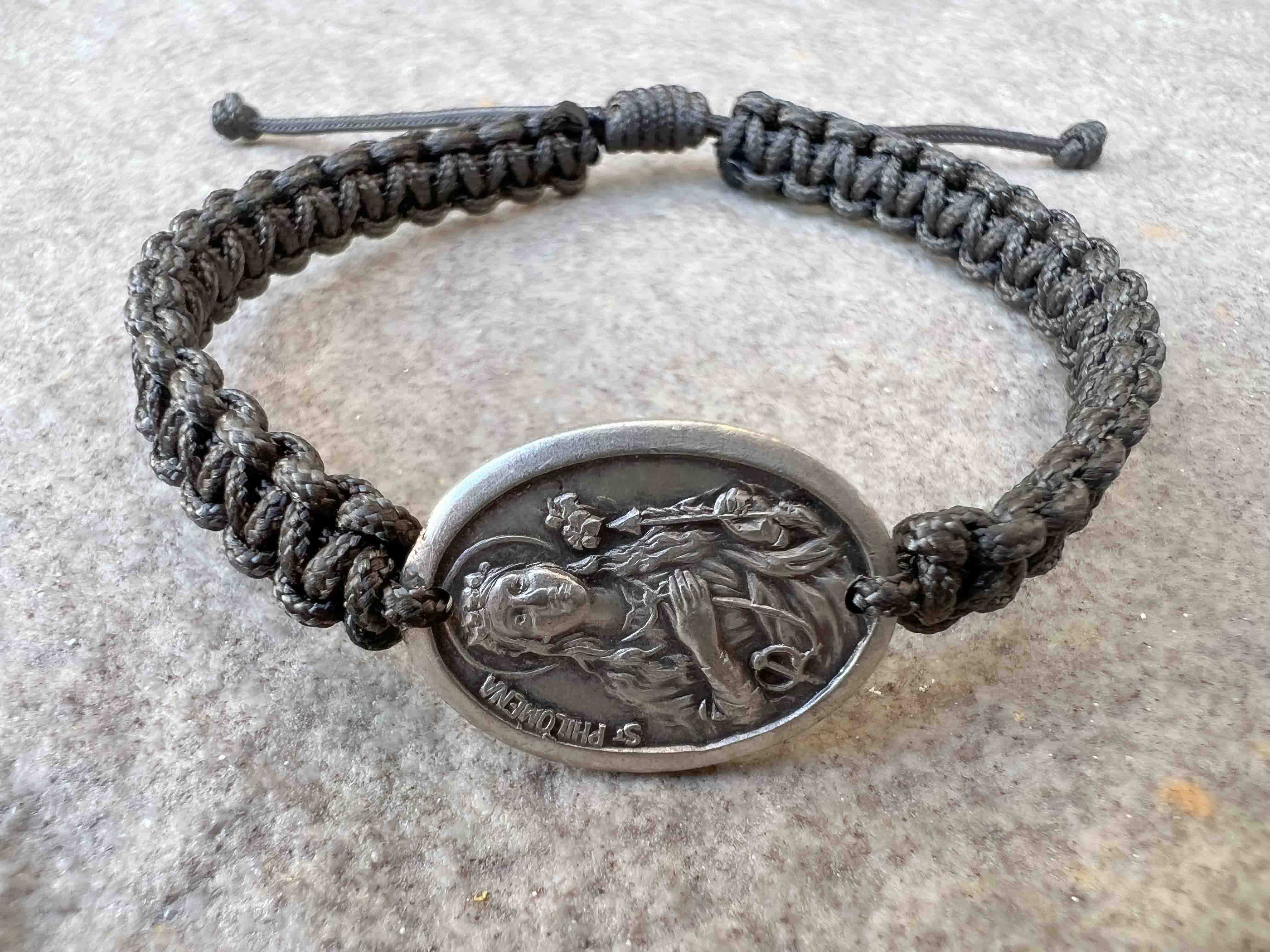 St Philomena Medal Chram Pendant Bracelet| MedjugorjeGifts