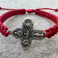 Four Way Cross Cord Bracelet