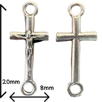 Simple Cross Pendant 15 pcs Pieces Lot Bulk Charms Medals