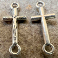 Simple Cross Pendant 15 pcs Pieces Lot Bulk Charms Medals