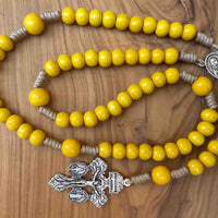 Pardon Crucifix Rosary With St Benedict Medal And Wooden Prayer Beads