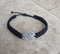 
              St Michael Custom Catholic Bracelet Choose Saint Medal Color And Size Religious Jewelery Gift For Man Woman Kids
            