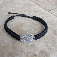 St Michael Custom Catholic Bracelet Choose Saint Medal Color And Size Religious Jewelery Gift For Man Woman Kids