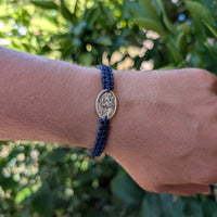 St Cristopher Adjustable Catholic Bracelet Religious Jewelry Gift Patron Saint Protection For Men And Women