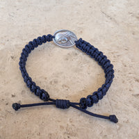 St Cristopher Adjustable Catholic Bracelet Religious Jewelry Gift Patron Saint Protection For Men And Women