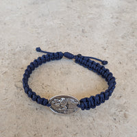St Cristopher Adjustable Catholic Bracelet Religious Jewelry Gift Patron Saint Protection For Men And Women