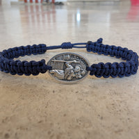 St Cristopher Adjustable Catholic Bracelet Religious Jewelry Gift Patron Saint Protection For Men And Women