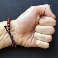 Carlo Acutis Adjustable Christian Bracelet – Handmade Waxed Cord Catholic Jewelry from Medjugorje