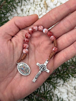 
              Saint Michael One Decade Rosary | Handmade Catholic Prayer Beads
            