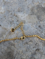 
              Holy Spirit Necklace Gold Dove Pendant with Crystals Medjugorje Inspired Christian Jewelry
            