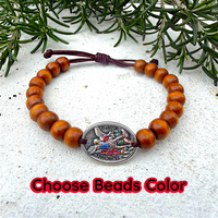 
              St. Michael Catholic Protection Bracelet | Fully Customizable | Gift Ready
            