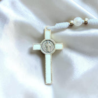 
              Personalized Catholic Pearl Rosary From Medjugorje with Custom Name
            