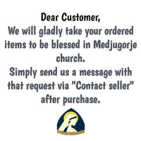 Carlo Acutis Mini Pocket Rosary - Custom Beads & Cord - Handmade in Medjugorje