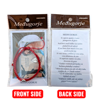 St. Philomena Bracelet – Handmade Adjustable Cord from Medjugorje | Catholic Faith Jewelry for Women & Men