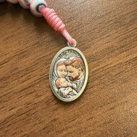 
              Holy Family Pocket Rosary Handmade In Medjugorje, Catholic Prayer Beads For Men And Women
            