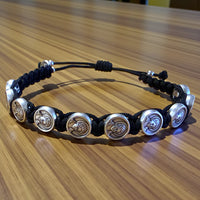 St Michael / Schutzengel Armband - verstellbare Schnur