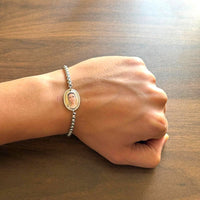 
              Our Lady of Medjugorje Bracelet – Pray For Us Catholic Chain Bracelet
            