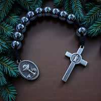 
              Carlo Acutis Mini Pocket Rosary - Custom Beads & Cord - Handmade in Medjugorje
            