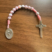 
              Holy Family Pocket Rosary Handmade In Medjugorje, Catholic Prayer Beads For Men And Women
            