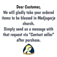 Handmade Crystal Rosary Prayer Beads From Medjugorje Custom Crucifix Color Variant Catholic Keepsake