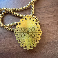 Handmade Christian Religious Necklace From Medjugorje St Philomena The Patroness of Miracles And Hope Faith Jewelery