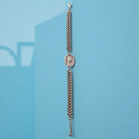 
              Carlo Acutis Christian Bracelet | Custom Saint Medal Bracelet For Men Women Kids | Stainless Steel Chain
            