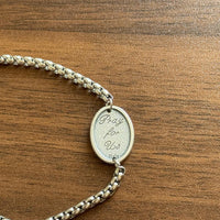 
              Our Lady of Medjugorje Bracelet – Pray For Us Catholic Chain Bracelet
            