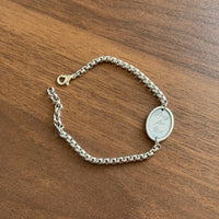 
              Our Lady of Medjugorje Bracelet – Pray For Us Catholic Chain Bracelet
            