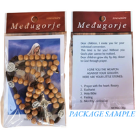 Handmade Christian Religious Necklace From Medjugorje St Philomena The Patroness of Miracles And Hope Faith Jewelery