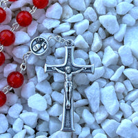 Carlo Acutis Prayer Rosary In Color,Patron Of Internet,Saint Of Youth,Religious Prayer Beads,Catholic Religious Gift