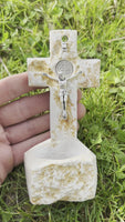 
              Natural Stone Holy Water Font
            