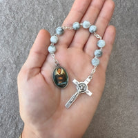 
              St Gerard Catholic Nine Beads Chaplet Rosary
            