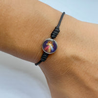
              Divine Mercy Virgin Mary Holy Mother Medjugorje Simple Rope Bracelet Jewelry
            