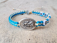 
              Catholic Guardian Angel Name Bracelet
            