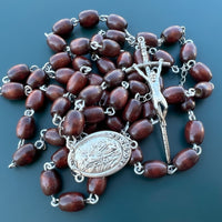 Wooden Beads Wall Rosary Catholic Home Decor