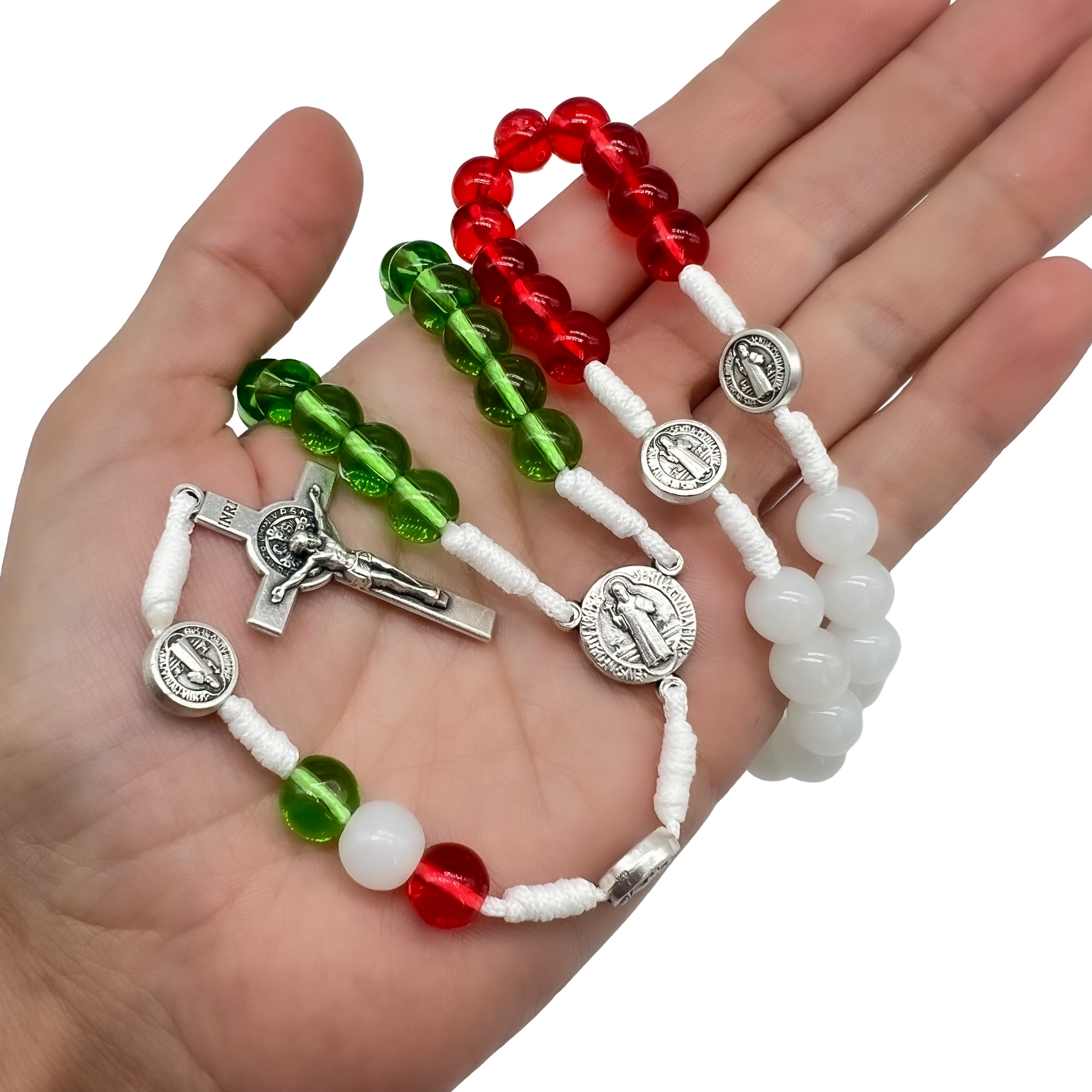 rosaries and rosary-making supplies, from Mexico
