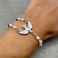 
              Holy Spirit Rosary Beads Bracelet
            