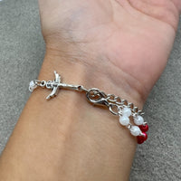 
              Holy Spirit Rosary Beads Bracelet
            