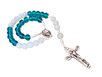 
              Three Decade Miraculous Rosary With Colorful Beads
            