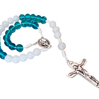 Three Decade Miraculous Rosary With Colorful Beads