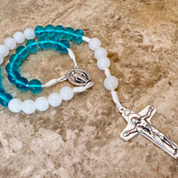 Three Decade Miraculous Rosary With Colorful Beads