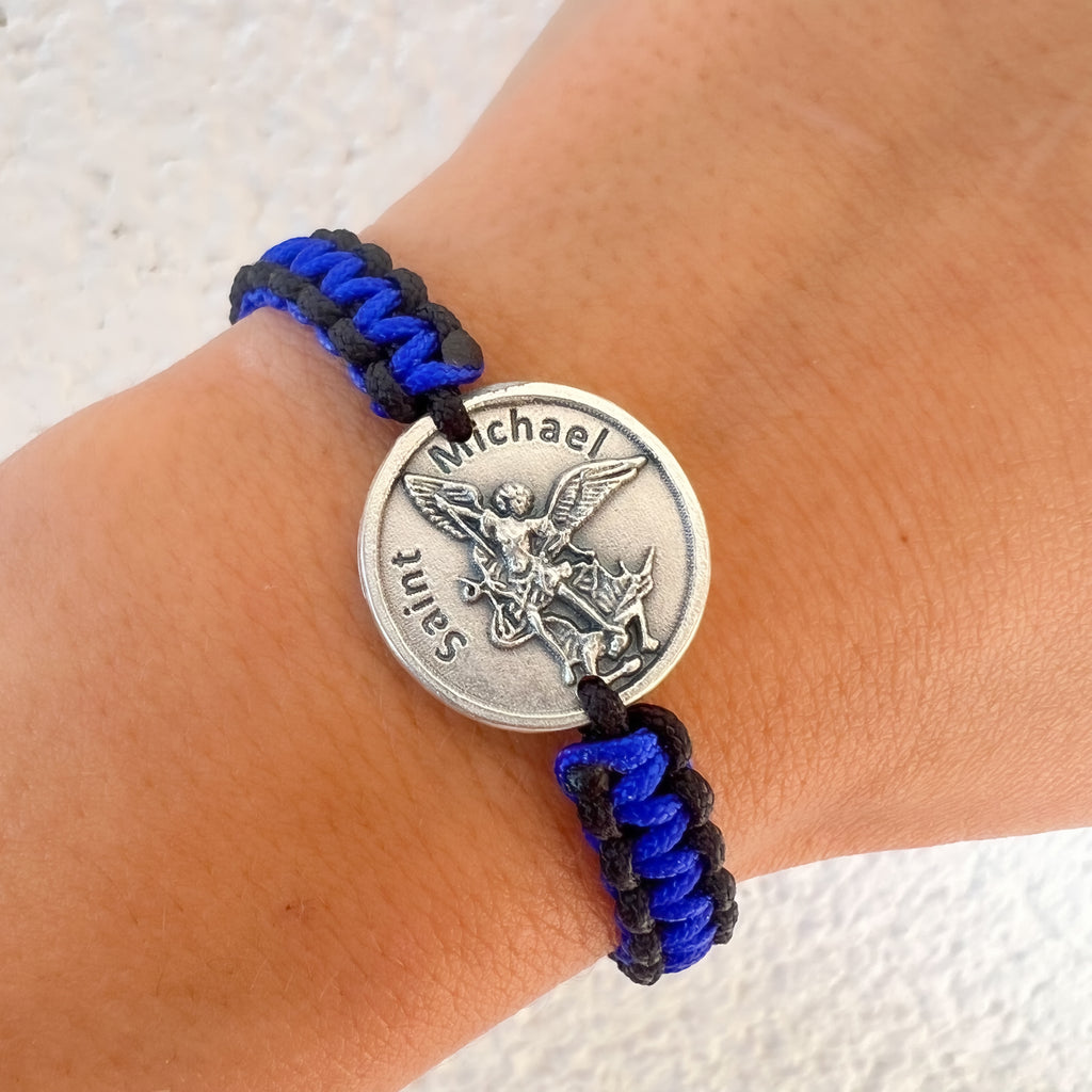Buy St Michael Archangel Bracelet Knotted Online in India - Etsy