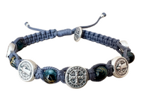 
              St Michael / Schutzengel Armband - verstellbare Schnur
            