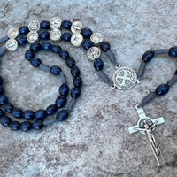 Saint Benedict Rosary With 10 All Saints Medals