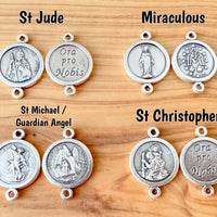 Catholic Saint Bracelet In Five Chain Styles